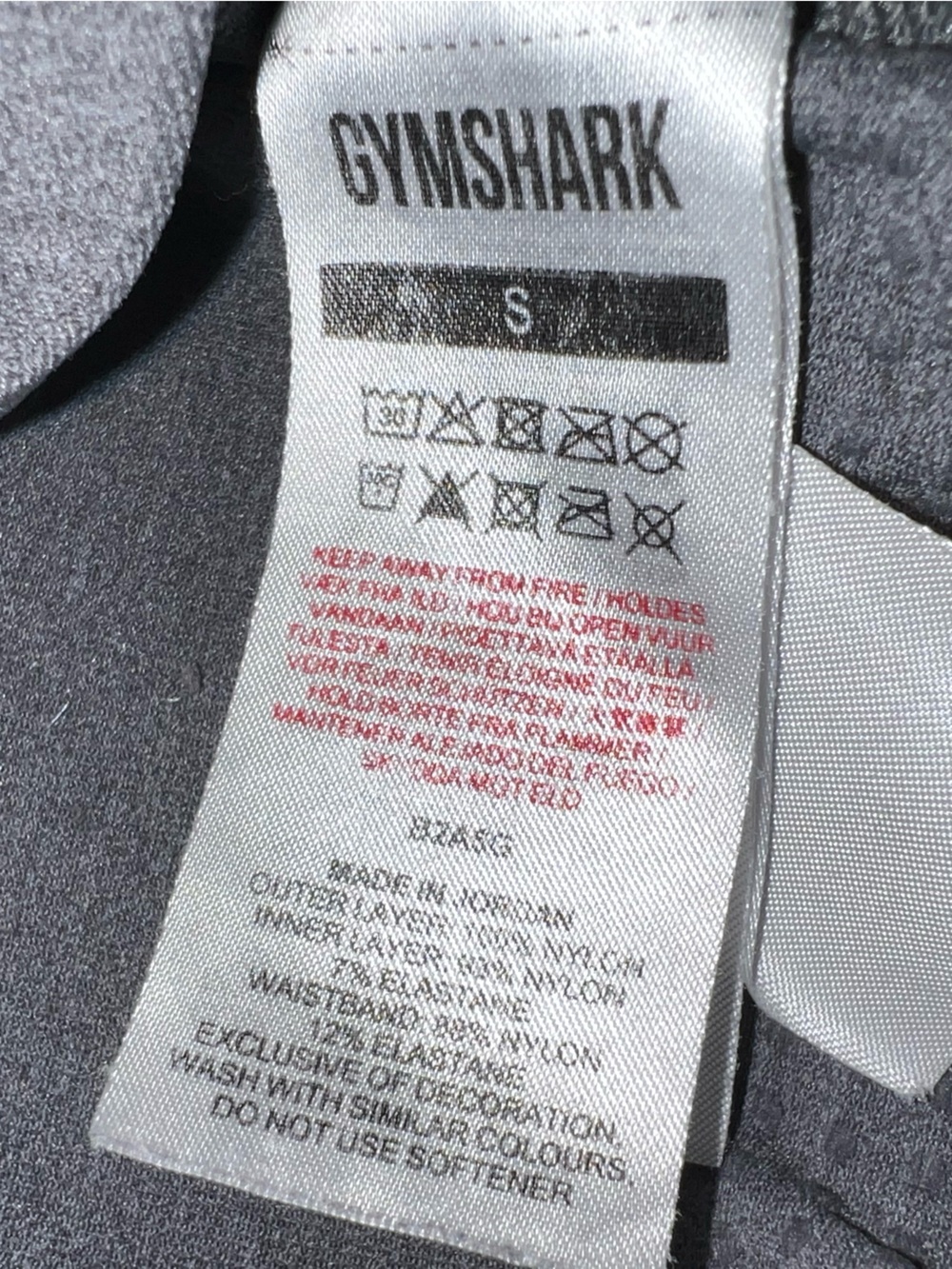 Gymshark Vital Seamless 2-1 Gray High Waist Black Training Shorts Set Size S - Picture 10 of 10